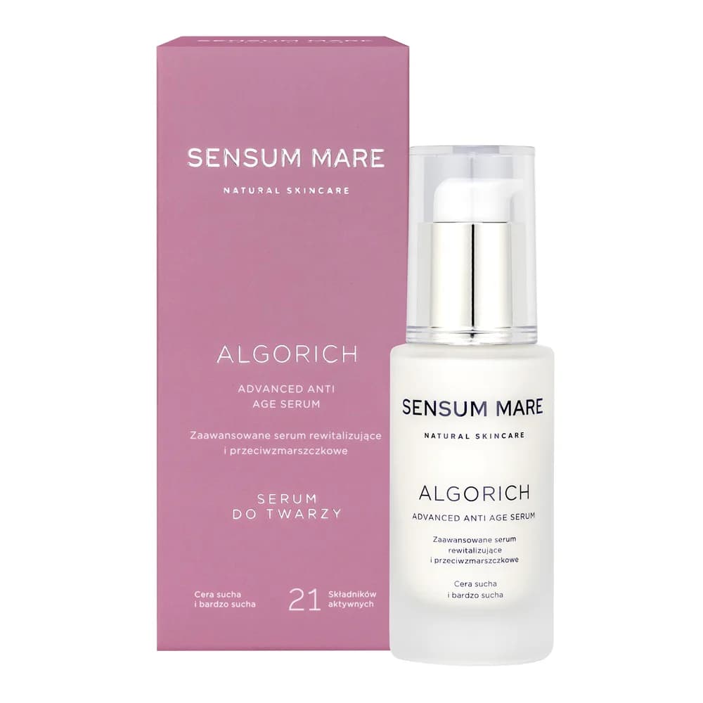 Algorich zaawansowane serum rewitalizujące i przeciwzmarszczkowe do skóry suchej i bardzo suchej