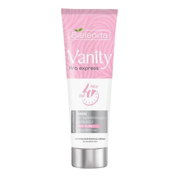 Vanity Pro Express Pink Aloe krem do ekspresowej depilacji skóry wrażliwej