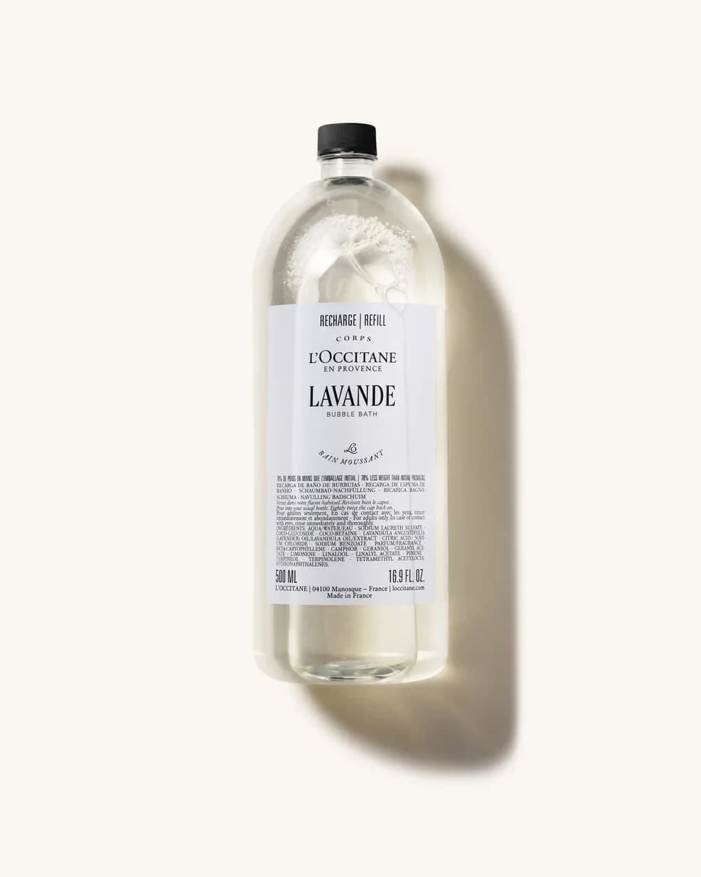 L’Occitane Płyn do kąpieli Lavande (Lawenda) — wkład uzupełniający