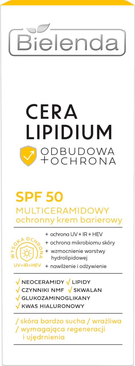 Cera Lipidium multiceramidowy ochronny krem barierowy SPF 50