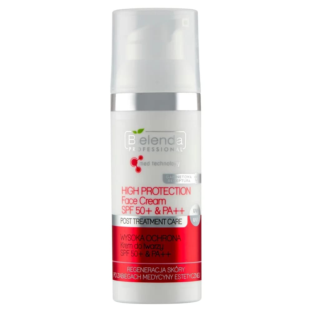 Post Treatment Care High Protection krem do twarzy SPF 50+ PA++