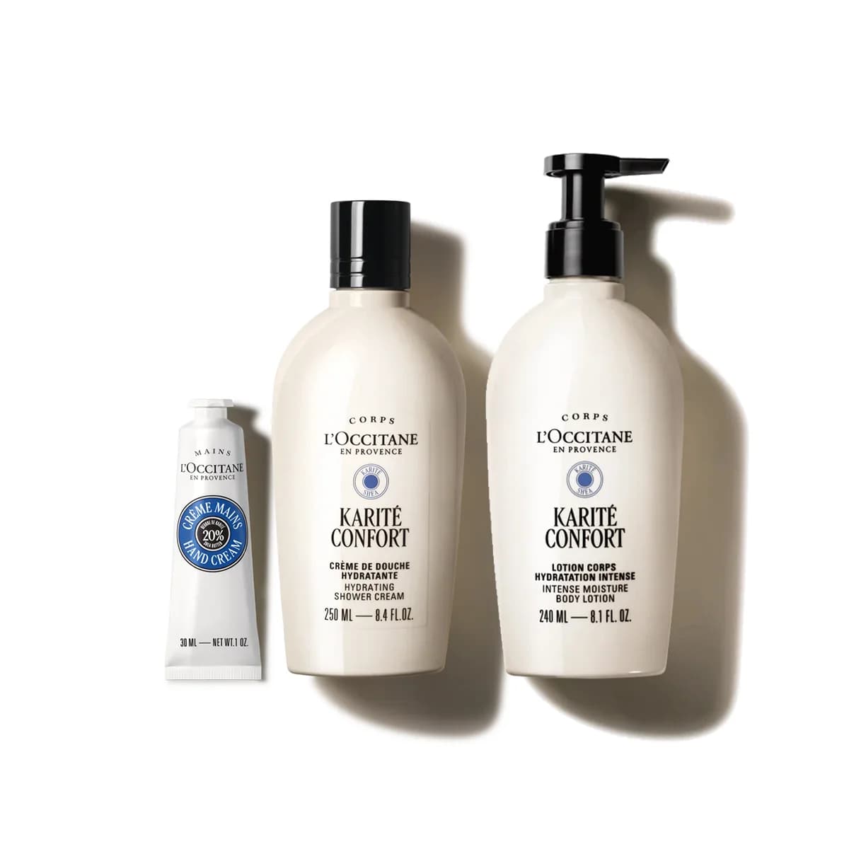 L’Occitane Trio do pielęgnacji ciała Karité Confort (Masło Shea)