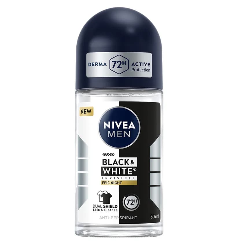 MEN Black & White Invisible Epic Night antyperspirant w kulce