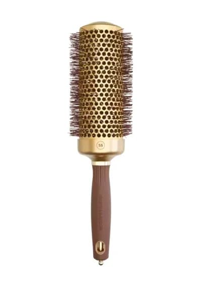Expert Blowout Speed szczotka okrągła 55 mm - falowane włókna nylonowe - Gold & Brown