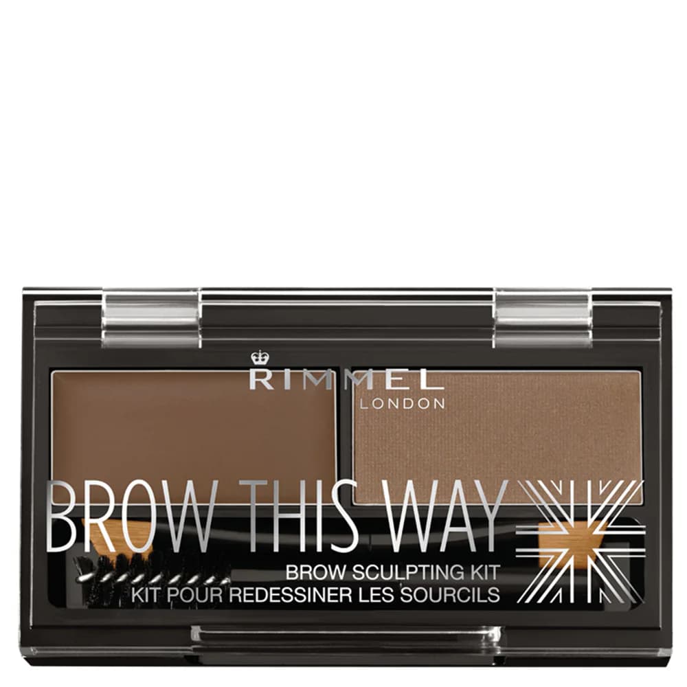 Brow This Way Brow Sculpting Kit zestaw do brwi 002 Medium Brown
