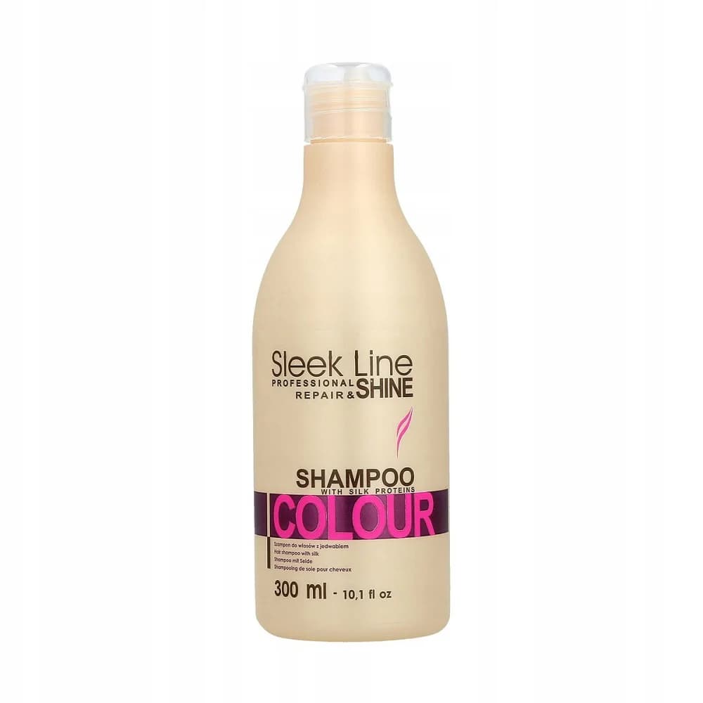 SLEEK LINE COLOUR Szampon do włosów farbowanych