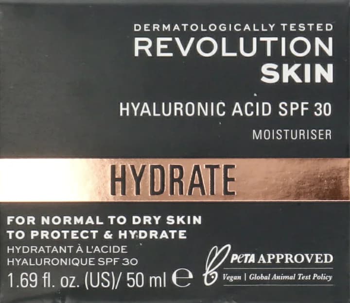 Hydrate Moisturising Face Cream SPF 30