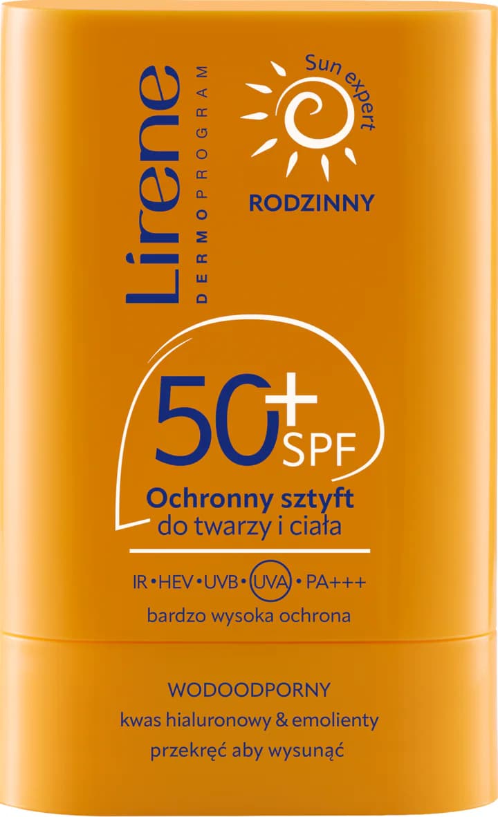 Sun Expert sztyft do twarzy i ciała, ochronny, SPF 50+