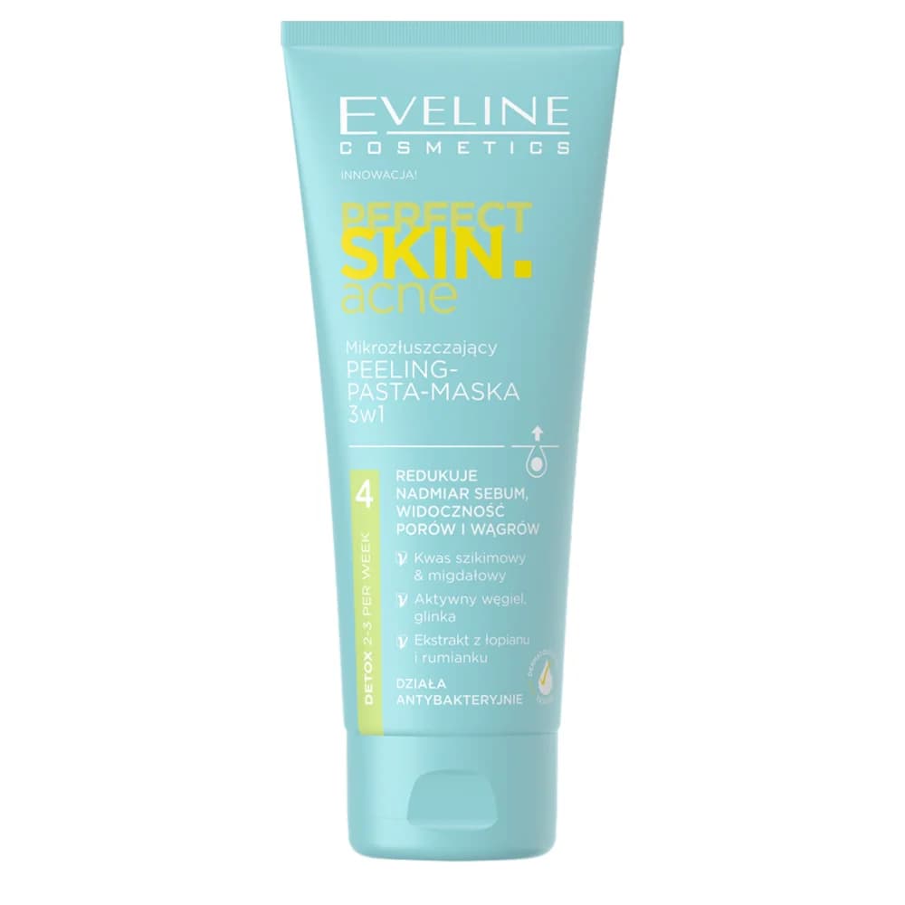 Perfect Skin .acne mikrozłuszczający peeling-pasta-maska 3w1