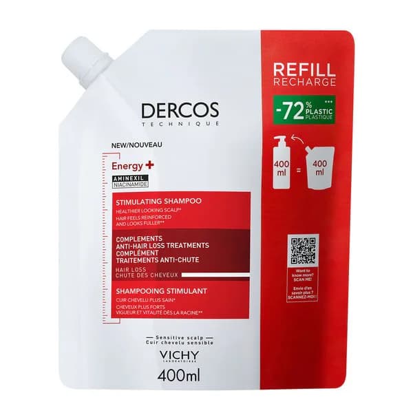 Dercos Energy+ szampon wzmacniający — wkład