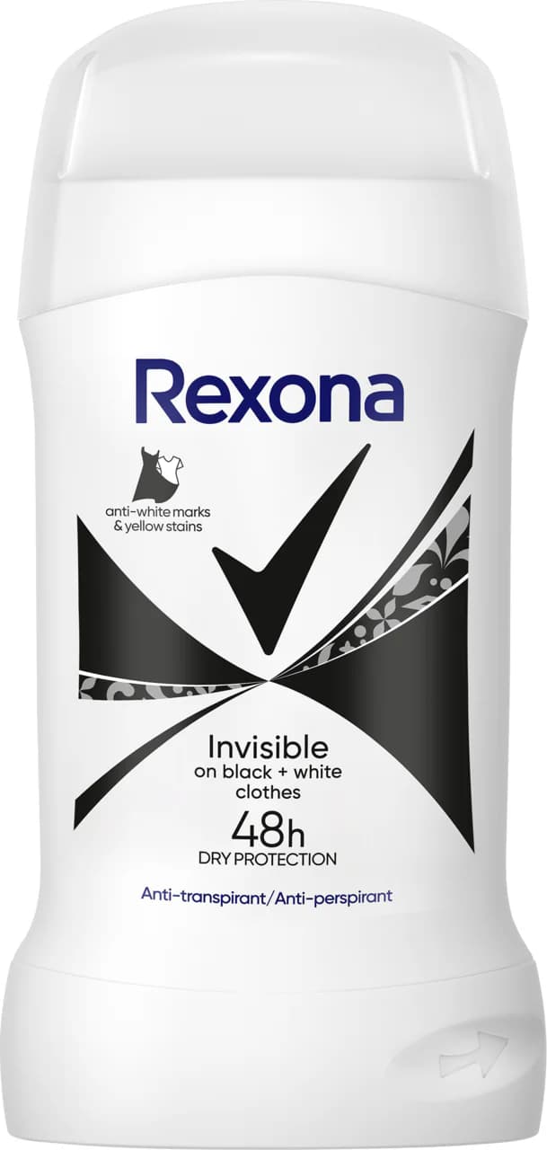 Invisible Black & White — antyperspirant w sztyfcie dla kobiet