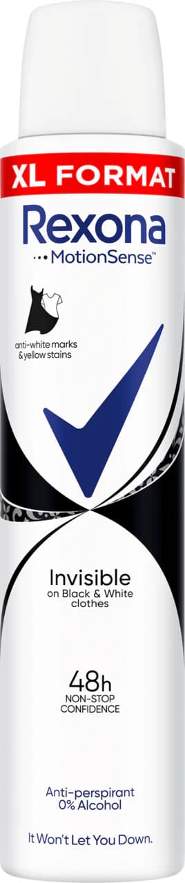 Invisible Black & White — antyperspirant w sprayu dla kobiet