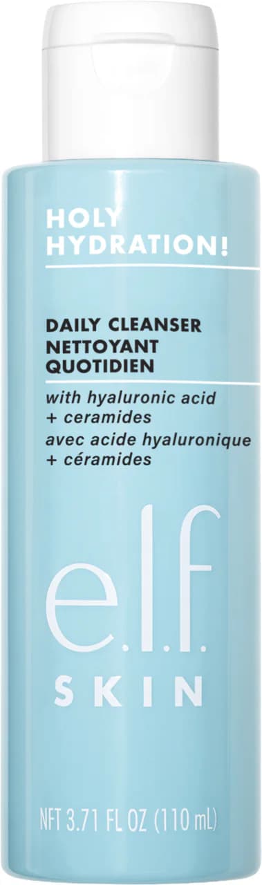 e.l.f. Skin Holy Hydration! żel do mycia twarzy, z kwasem hialuronowym, nawilżająco-oczyszczający