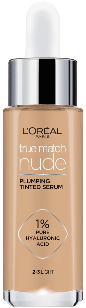 Paris True Match Nude Plumping Tinted Serum 2–3 Light