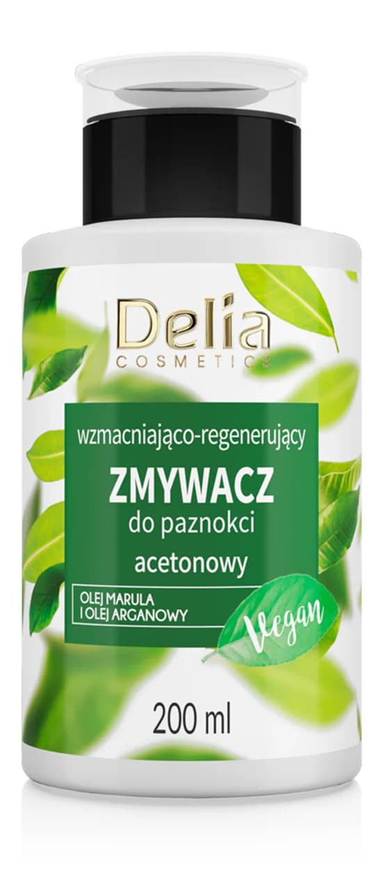 DELIA Zmywacz wzmacniająco-regenerujący do paznokci acetonowy