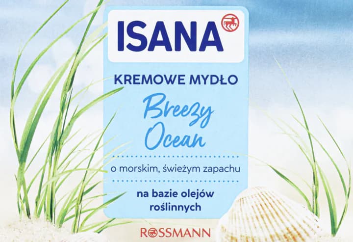 ISANA Breezy Ocean — kremowe mydło w kostce z algami