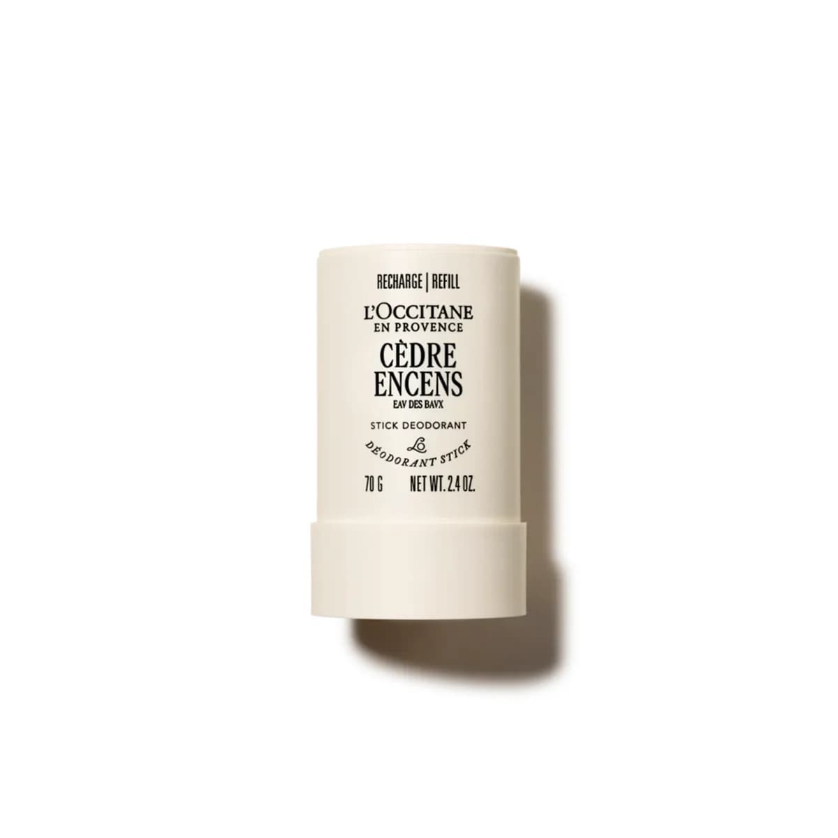 L’Occitane Dezodorant w sztyfcie Cèdre Encens (des Baux) — wkład uzupełniający