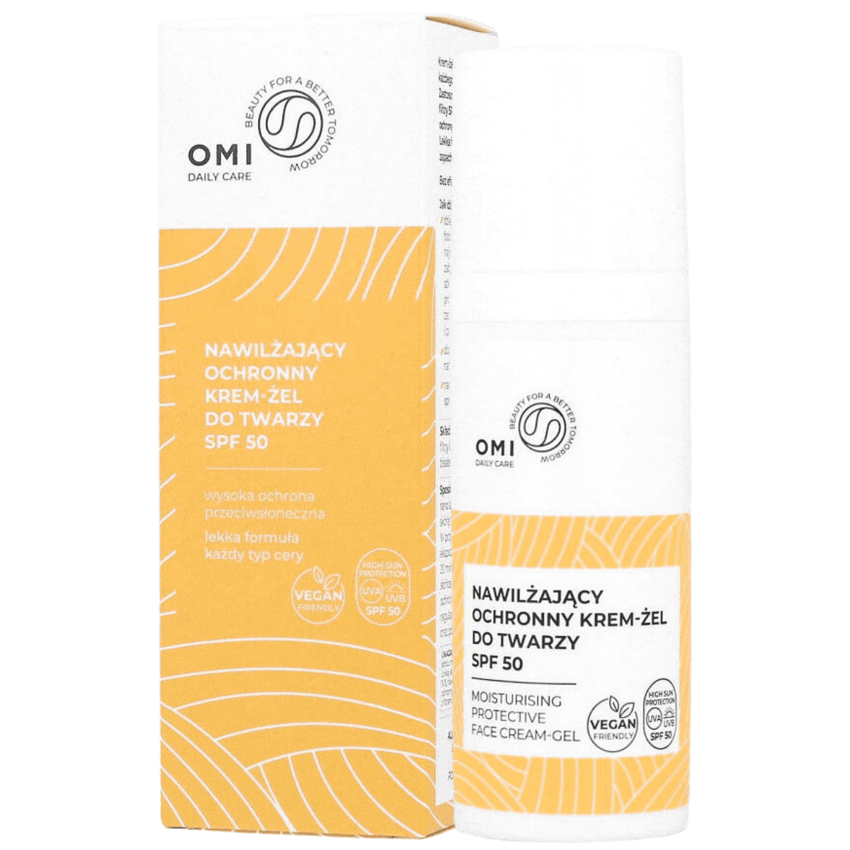 Moisturising Pretective Face Cream-Gel SPF50, - nawilżająco-ochronny krem-żel do twarzy