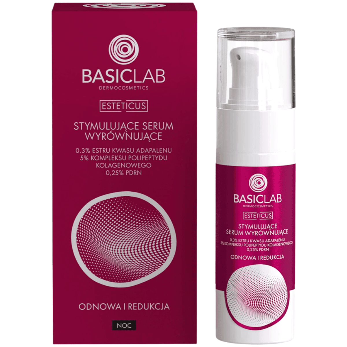Dermocosmetics Esteticus Serum stymulujące wyrównujące na noc z 0,3% estru kwasu adapalenu