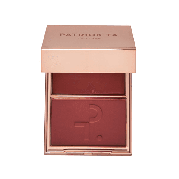 Major Double - Take Crème & Powder Blush in She Knows Who Is She NEW SHADE | Paleta różów do policzków
