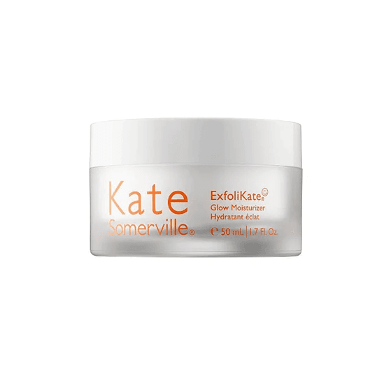 ExfoliKate Glow Moisturiser | Wygładzający krem do twarzy idealny do skóry szarej i matowej