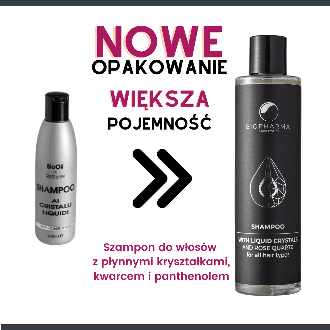 Bio Oil Szampon z płynnymi kryształkami dla włosów zniszczonych