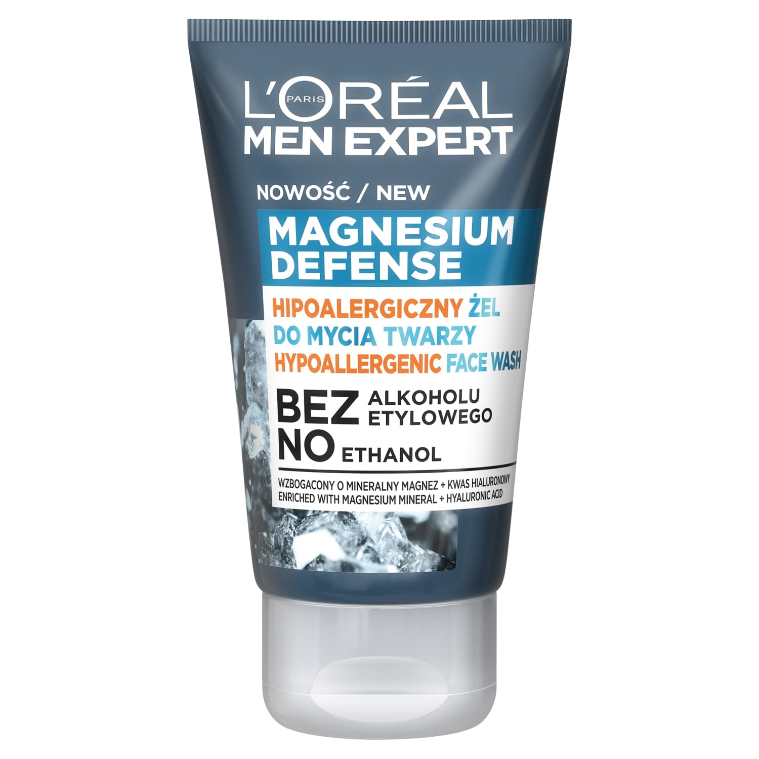 L'Oreal Paris Men Expert Magnesium Defense Hipoalergiczny żel do mycia twarzy