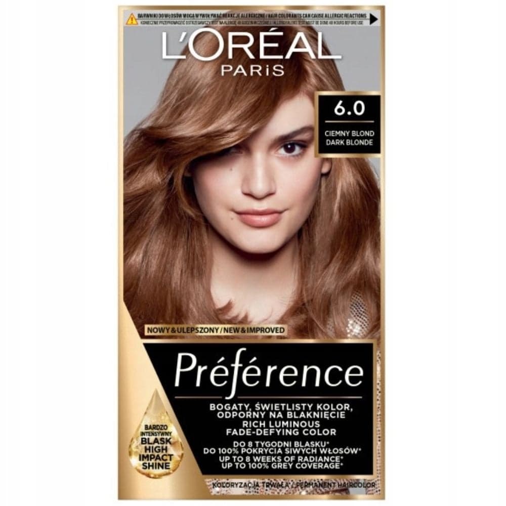 L'Oreal Preference 6 Ciemny Blond farba do włosów
