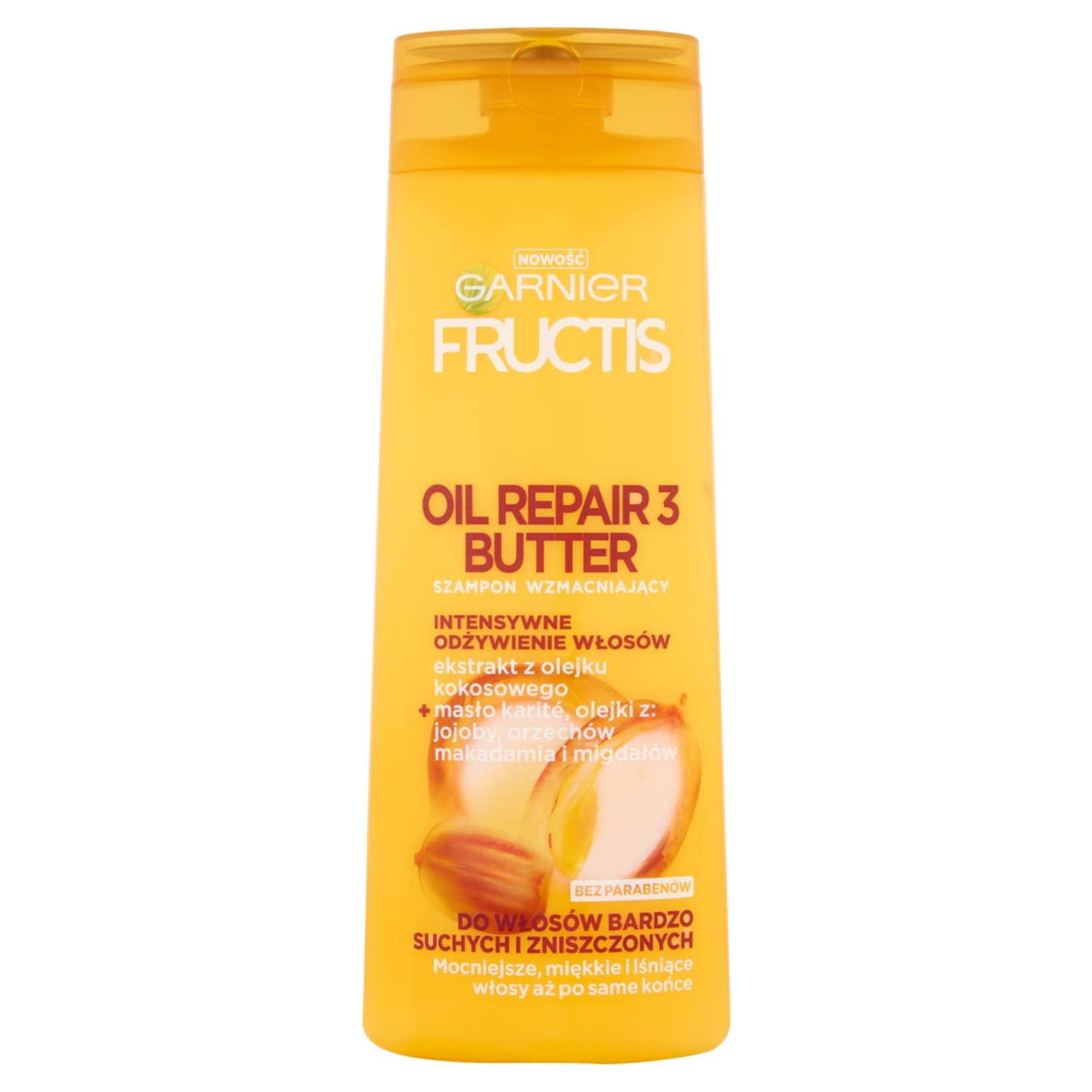 Fructis Oil Repair 3 Szampon wzmacniający do włosów bardzo suchych i zniszczonych