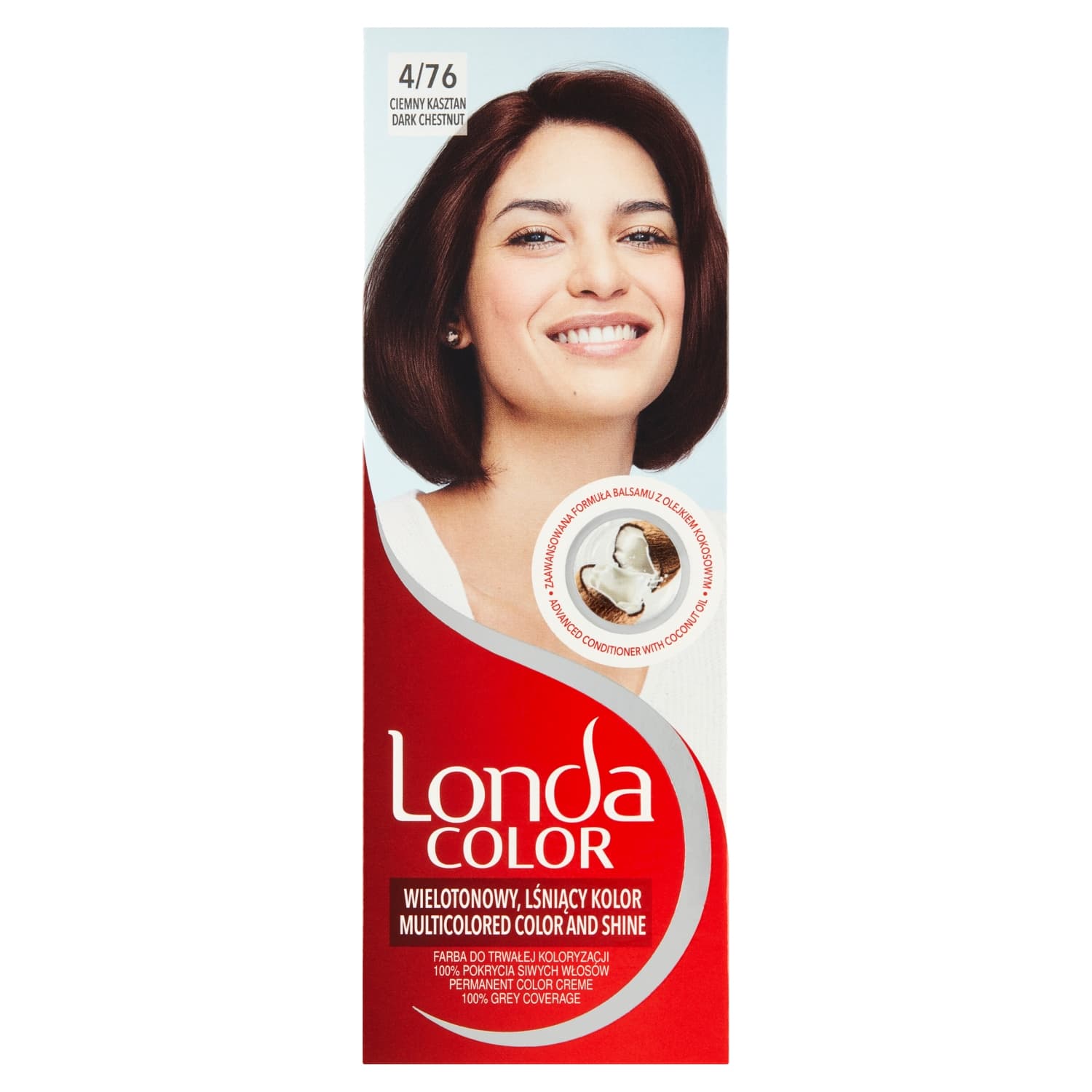 Color Farba do trwałej koloryzacji ciemny kasztan 4/76