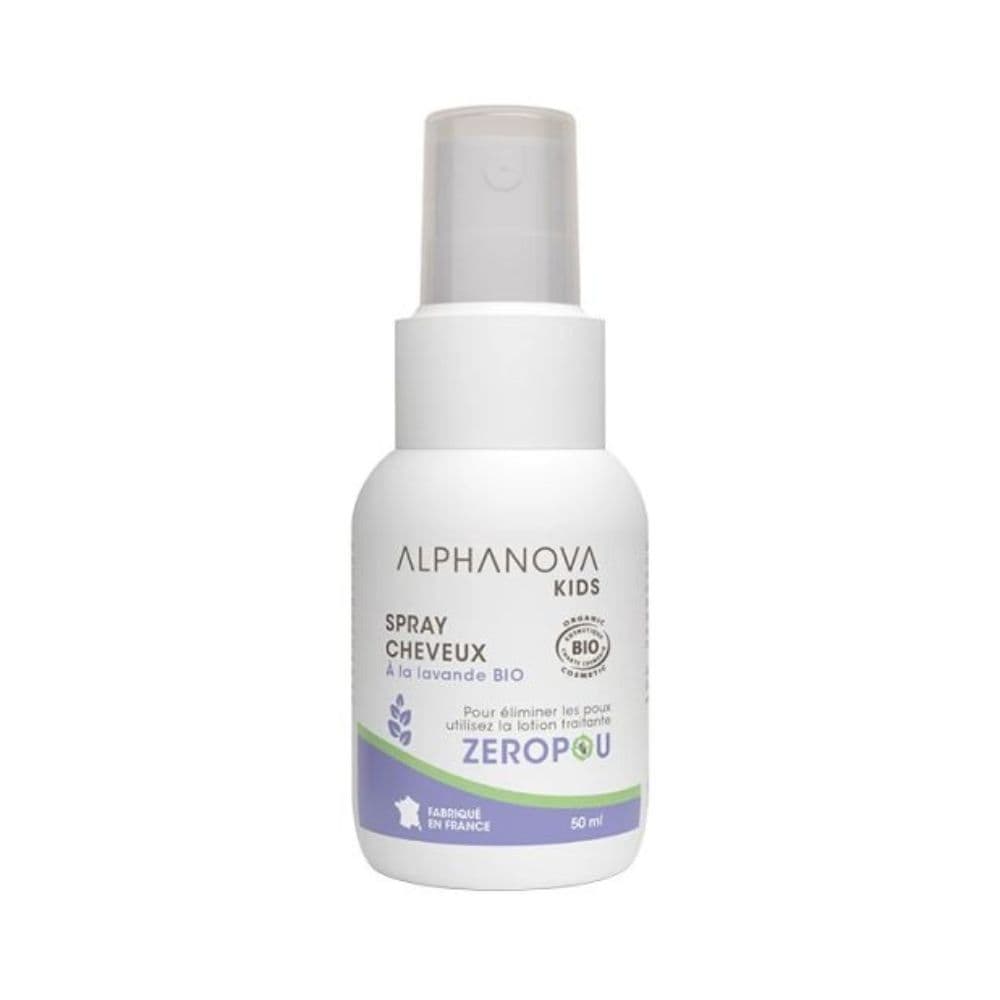 Alphanova Kids Bio Zeropou spray do włosów z lawendą