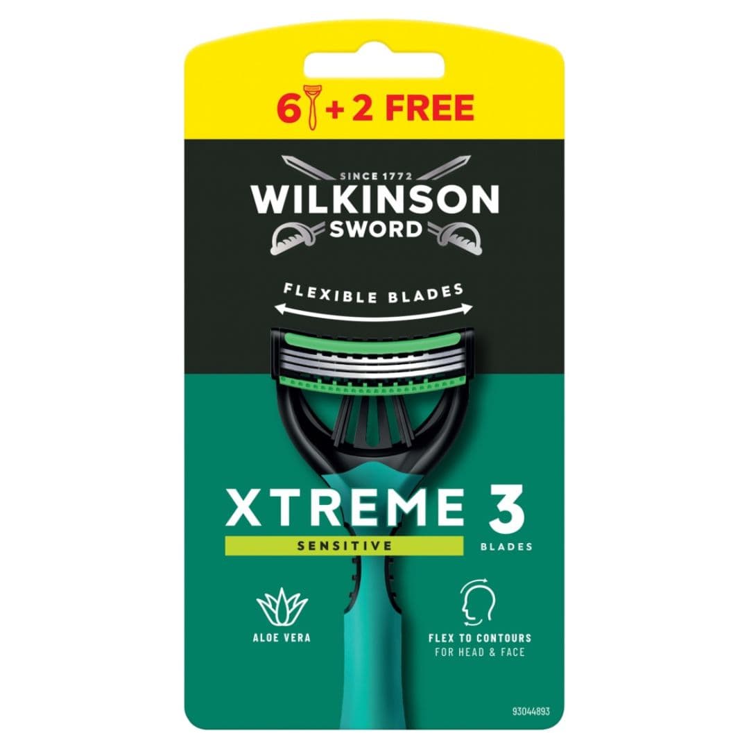 Sword maszynka do golenia z 3 ostrzami Xtreme 3 Sensitive