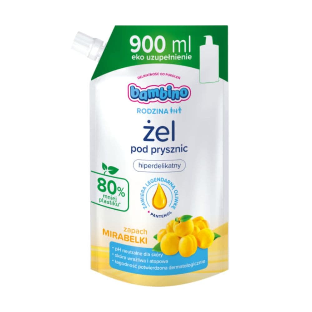 żel pod prysznic mirabelka refill