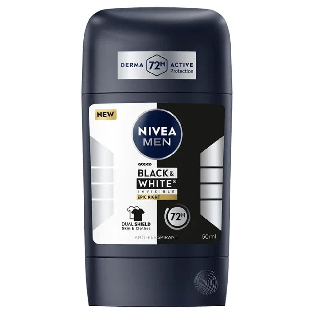 Men Black&White Invisible Epic Night antyperspirant