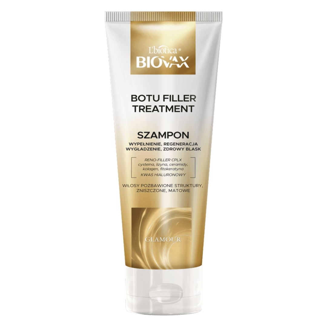 szampon do włosów zniszczonych Glamour Botu Filler Treatment