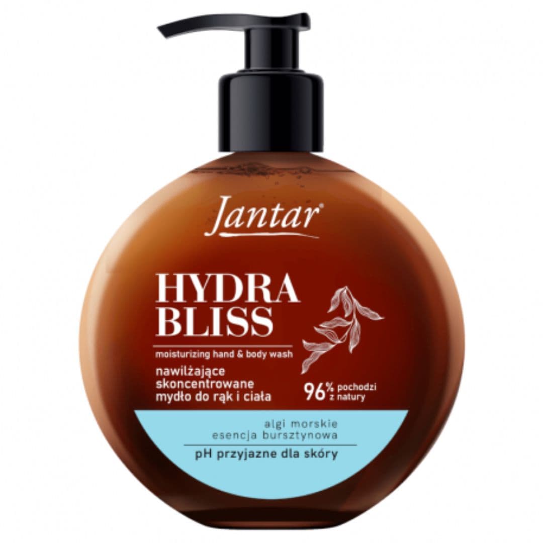 Jantar nawilżające mydło do rąk i ciała Hydra Bliss