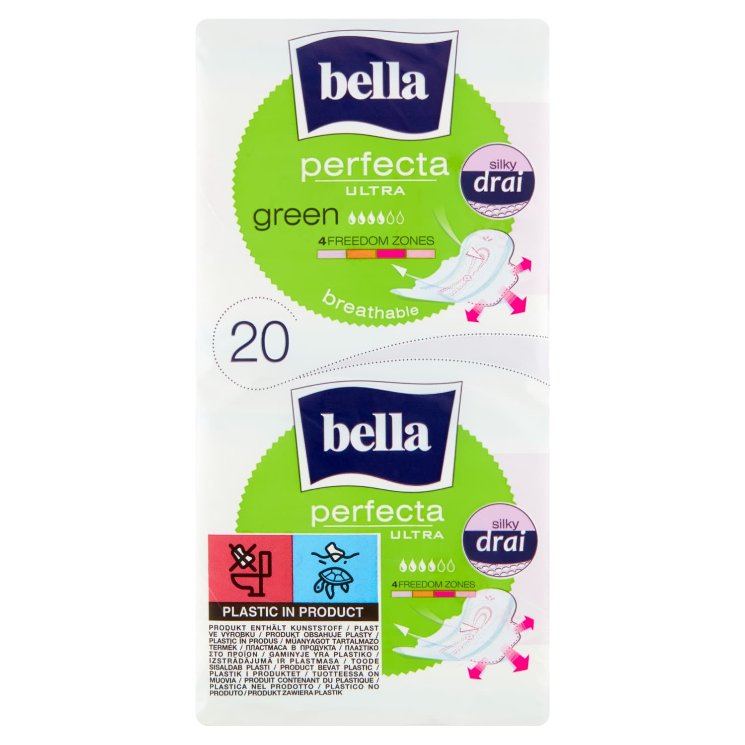 Perfecta Ultra Green Silky Drai Podpaski higieniczne
