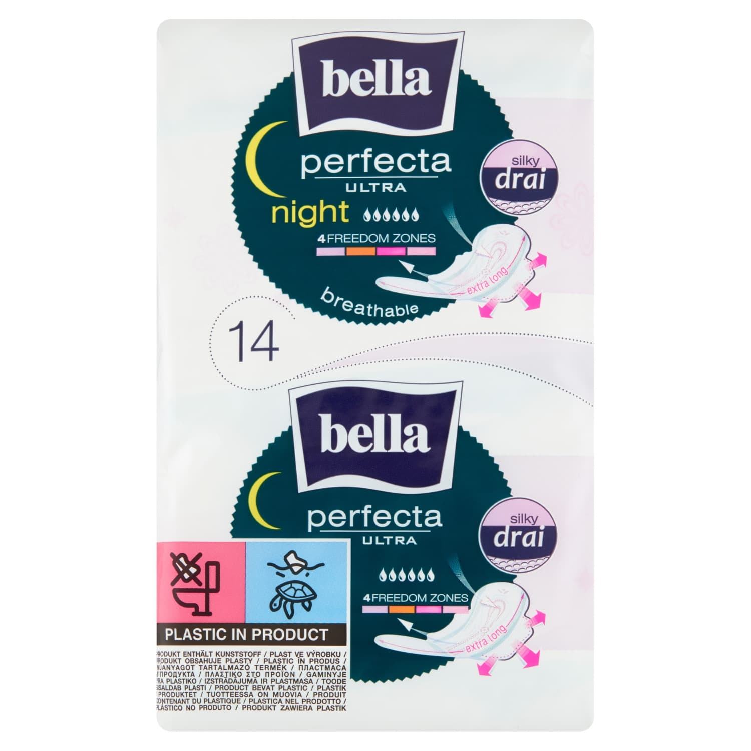 Perfecta Ultra Night Silky Drai Podpaski higieniczne