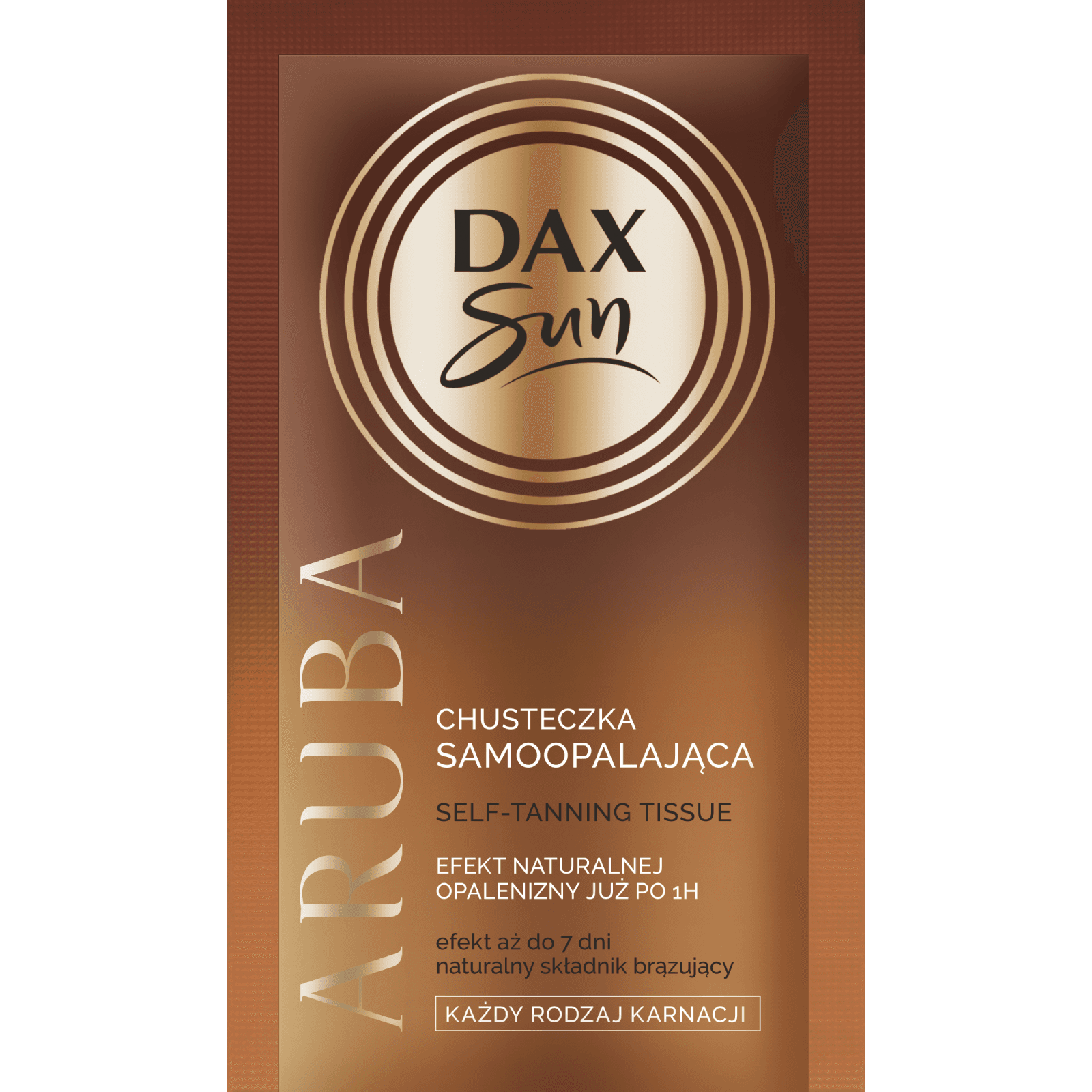 Dax Sun, chusteczka samoopalająca Aruba
