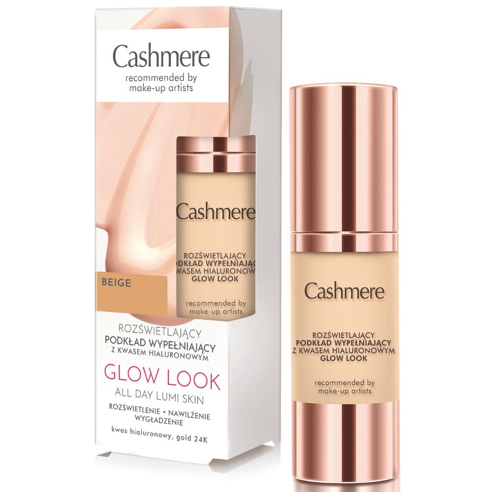 Glow Look Beige rozświetlający podkład wypełniający z kwasem hialuronowym