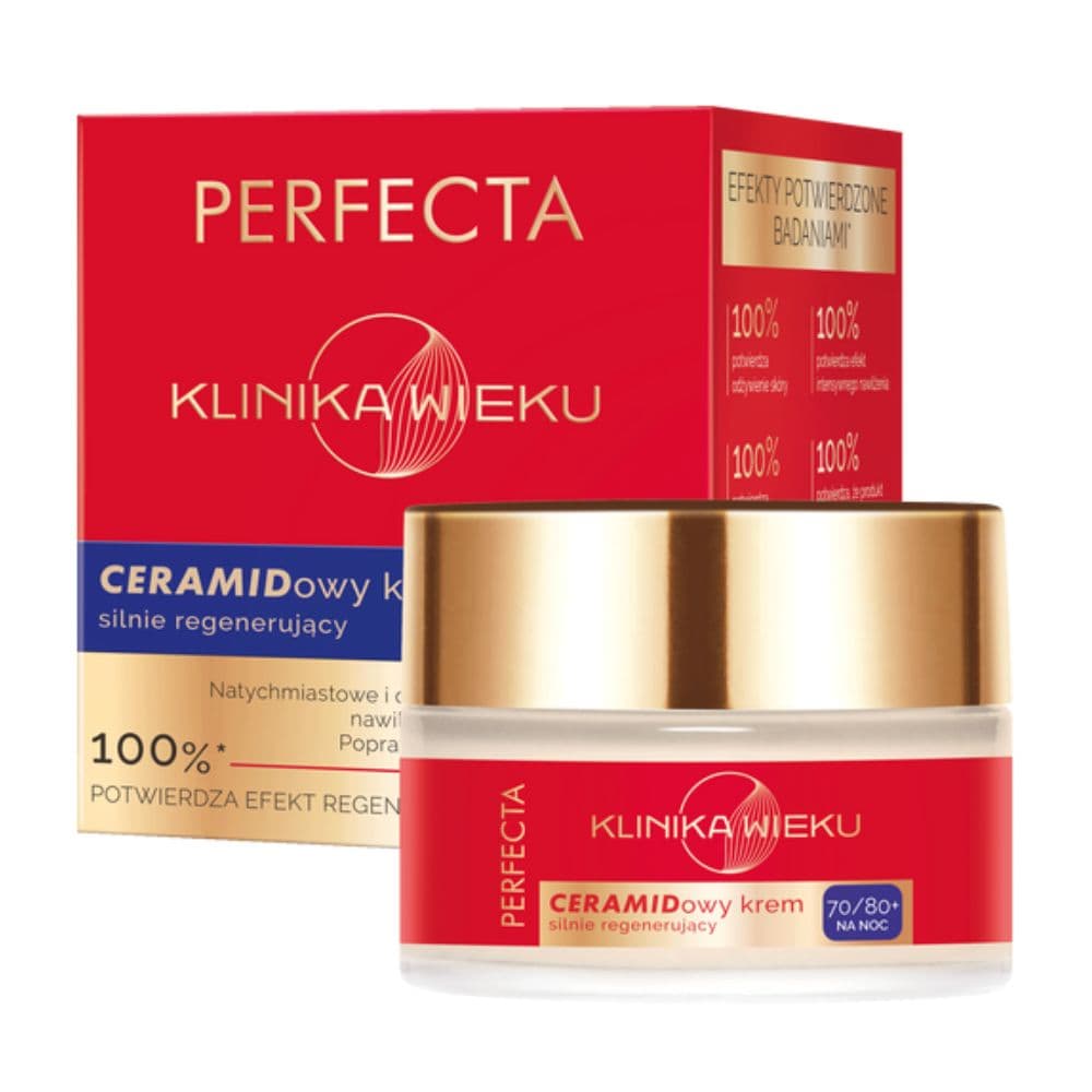 Klinika Wieku Ceramidowy krem silnie regenerujący na noc 70/80+
