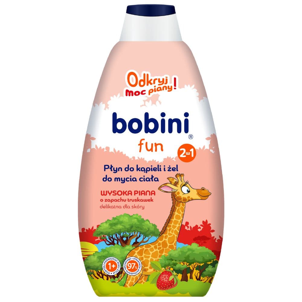 Fun Truskawka płyn do kąpieli i żel do mycia ciała