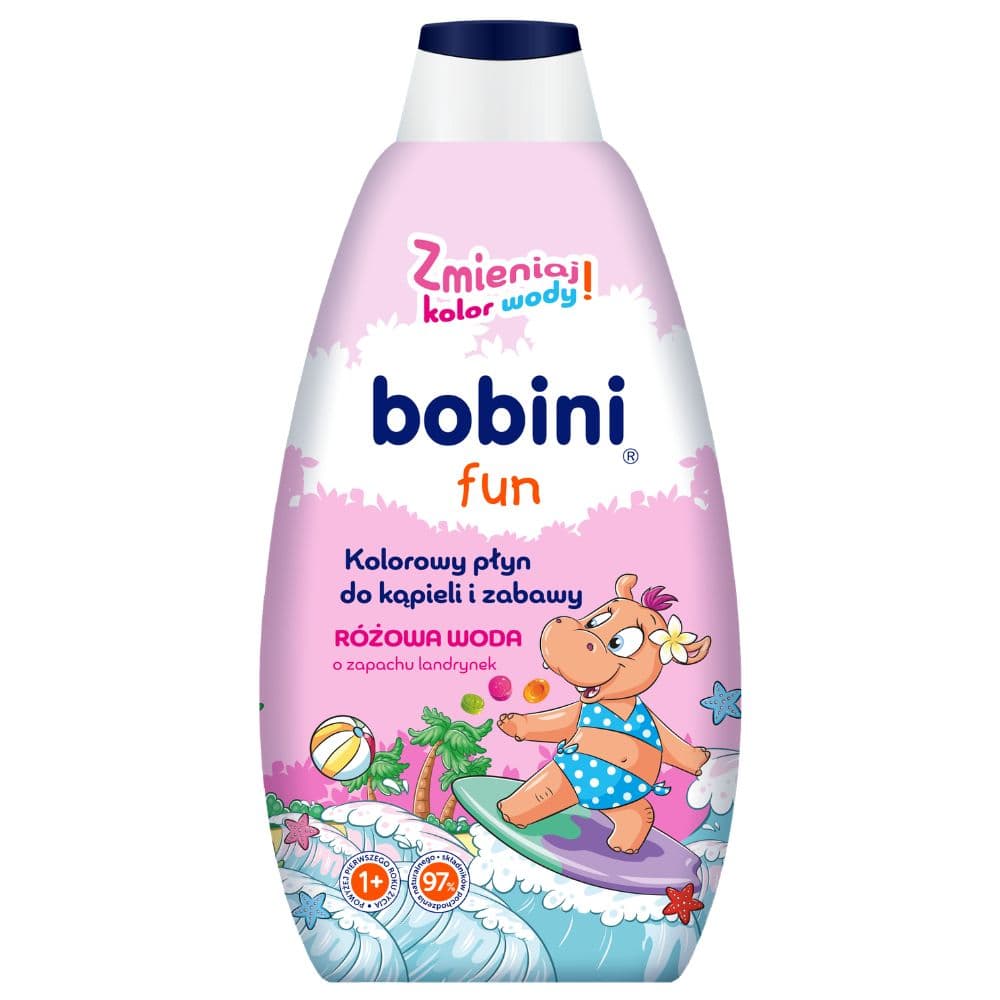 Fun Różowa Woda kolorowy płyn do kąpieli i zabawy