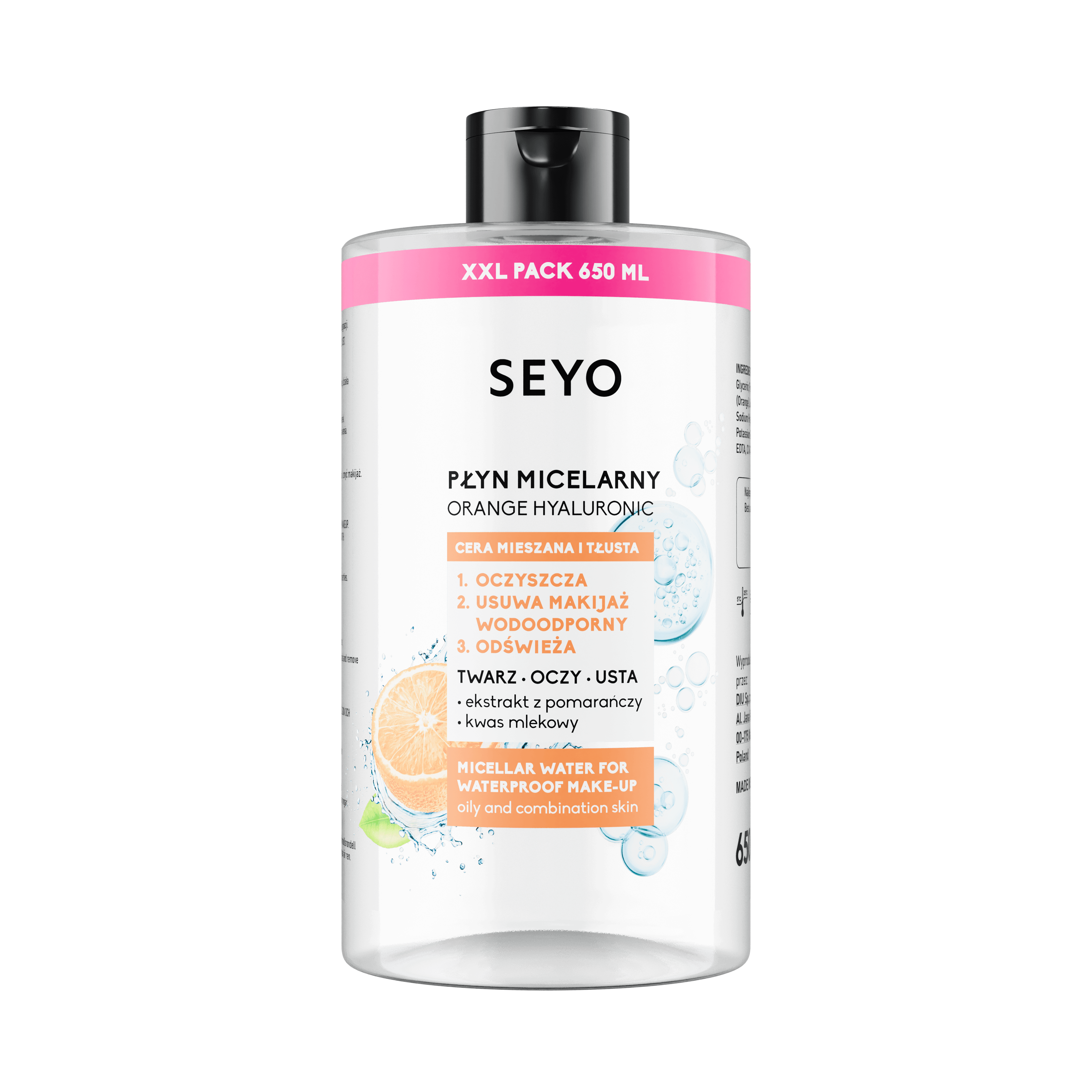 PŁYN MICELARNY ORANGE HYALURONIC