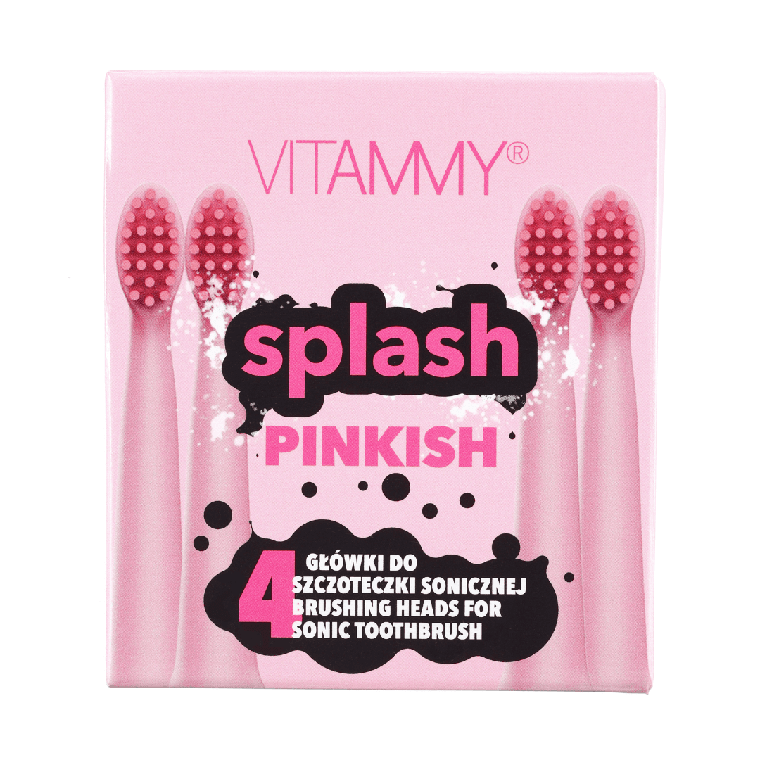 SPLASH PINKISH końcówki do szczoteczki sonicznej
