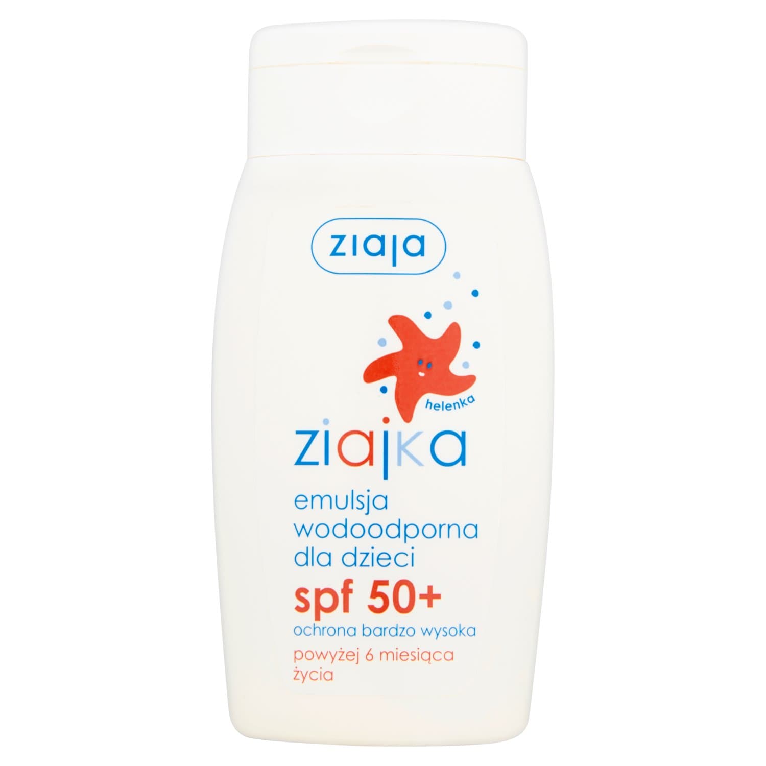 emulsja wodoodporna dla dzieci SPF 50+ ochrona bardzo wysoka UVA + UVB