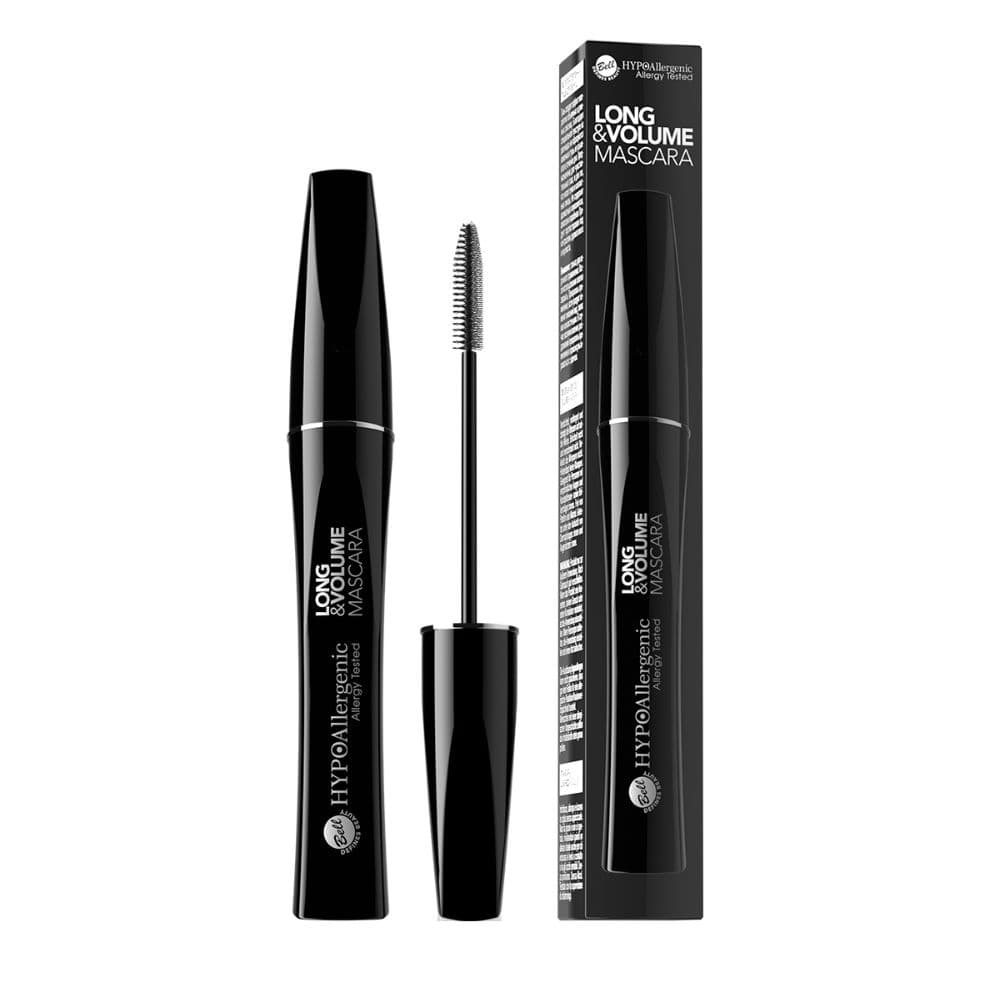 Hypoallergenic pogrubiający i wydłużający tusz do rzęs odcień 10 Black