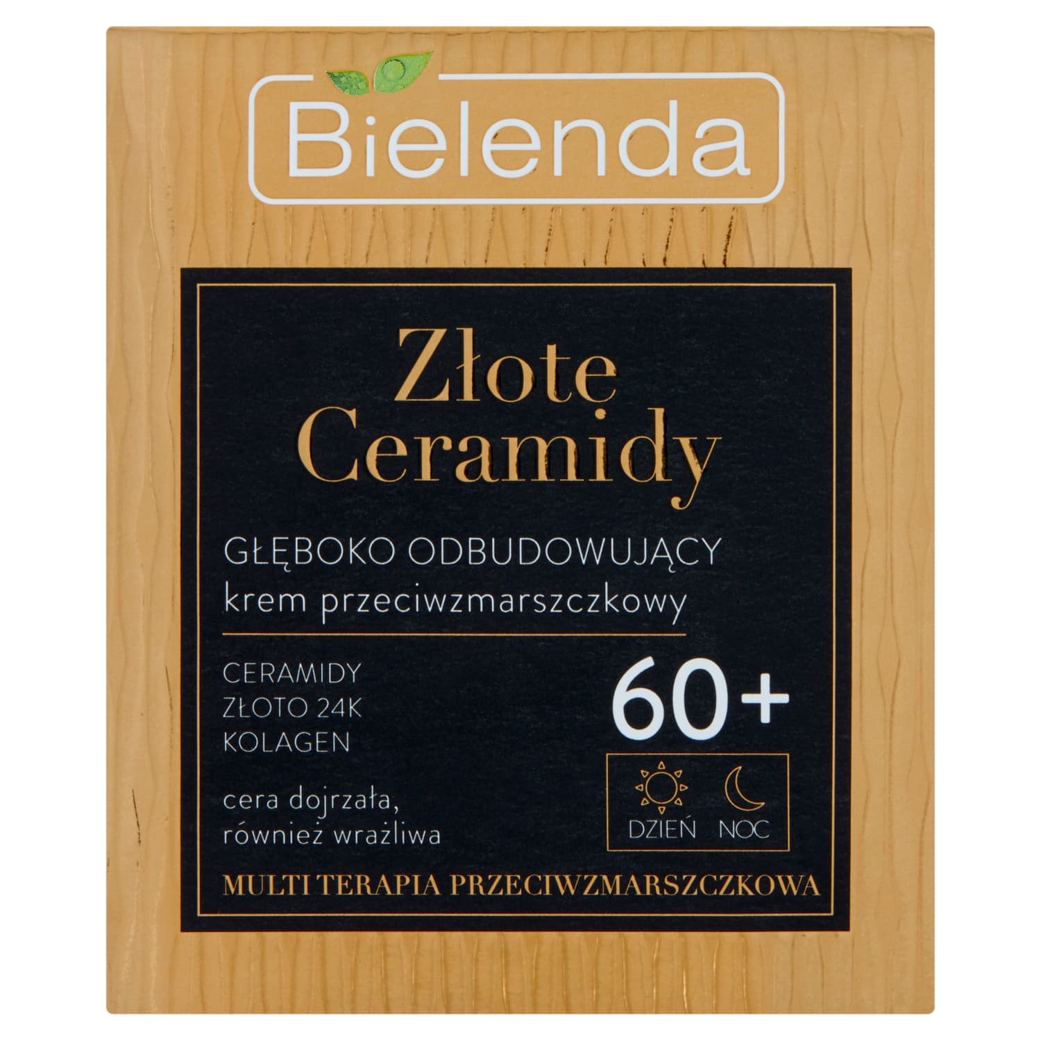 Złote Ceramidy 60+ Głęboko odbudowujący krem przeciwzmarszczkowy na dzień noc