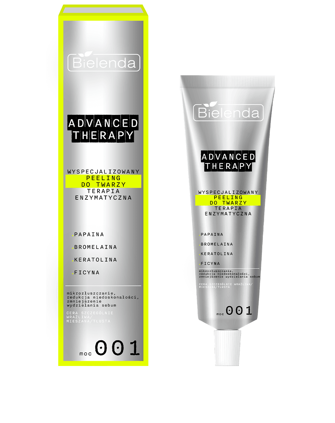 Wyspecjalizowany peeling do twarzy terapia enzymatyczna - 001