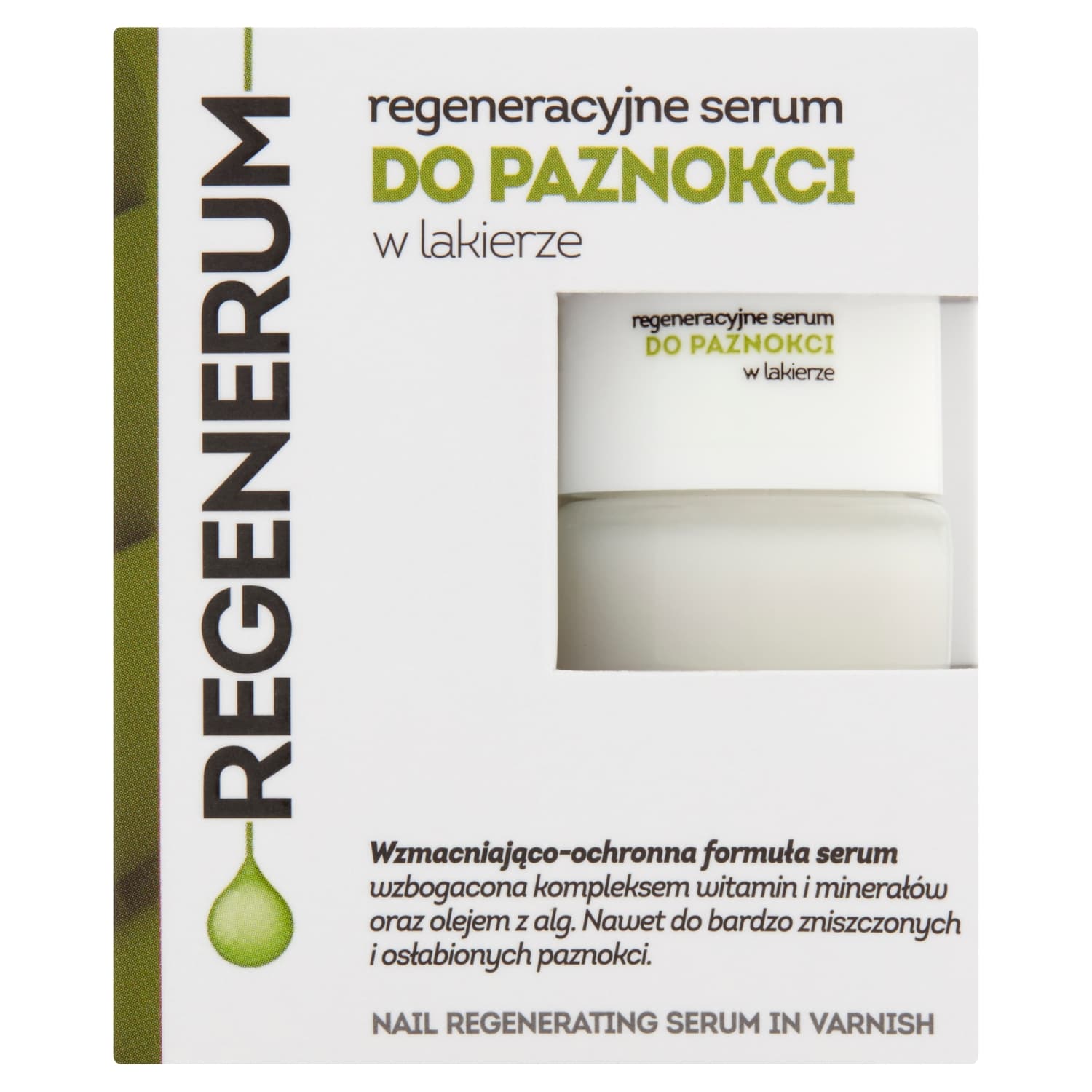 Regeneracyjne serum do paznokci w lakierze